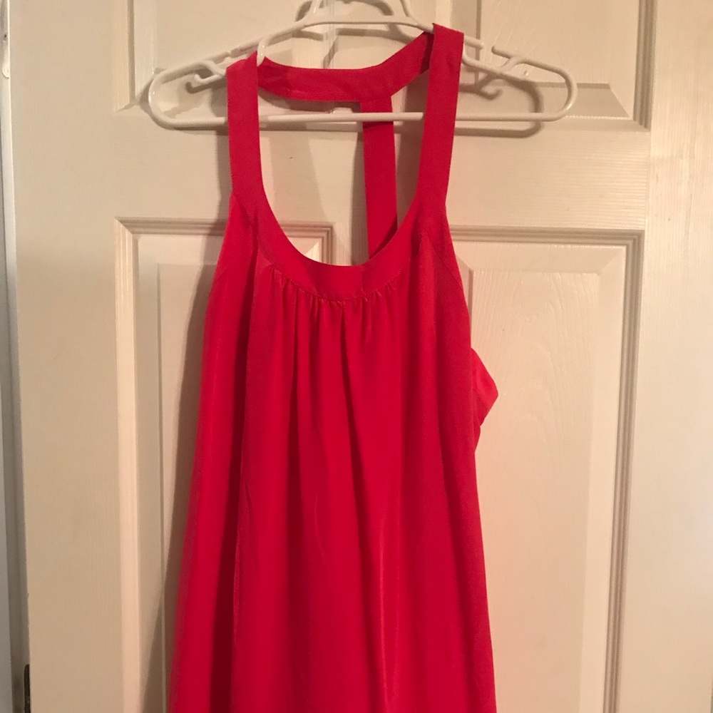 Silk, knee length dress